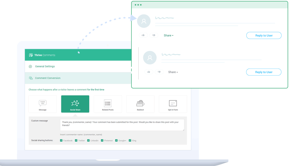 The Power of Social Media Social sharing for WordPress comments