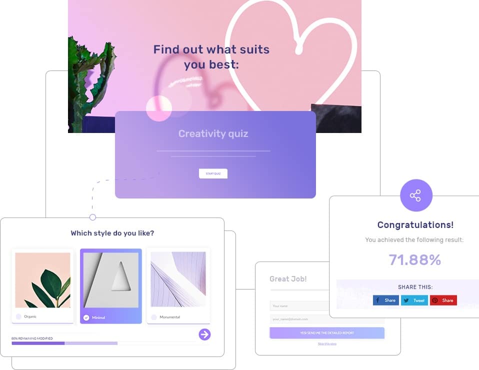 Homep_Feature_quiz Interactive quizzes examples