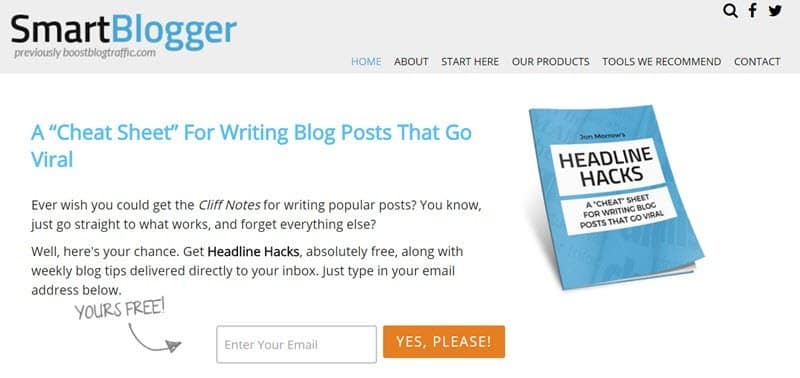 smartblogger opt in offer