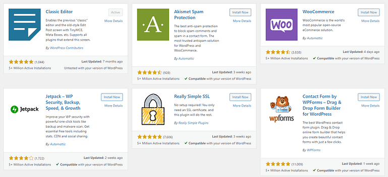 WordPress plugin library